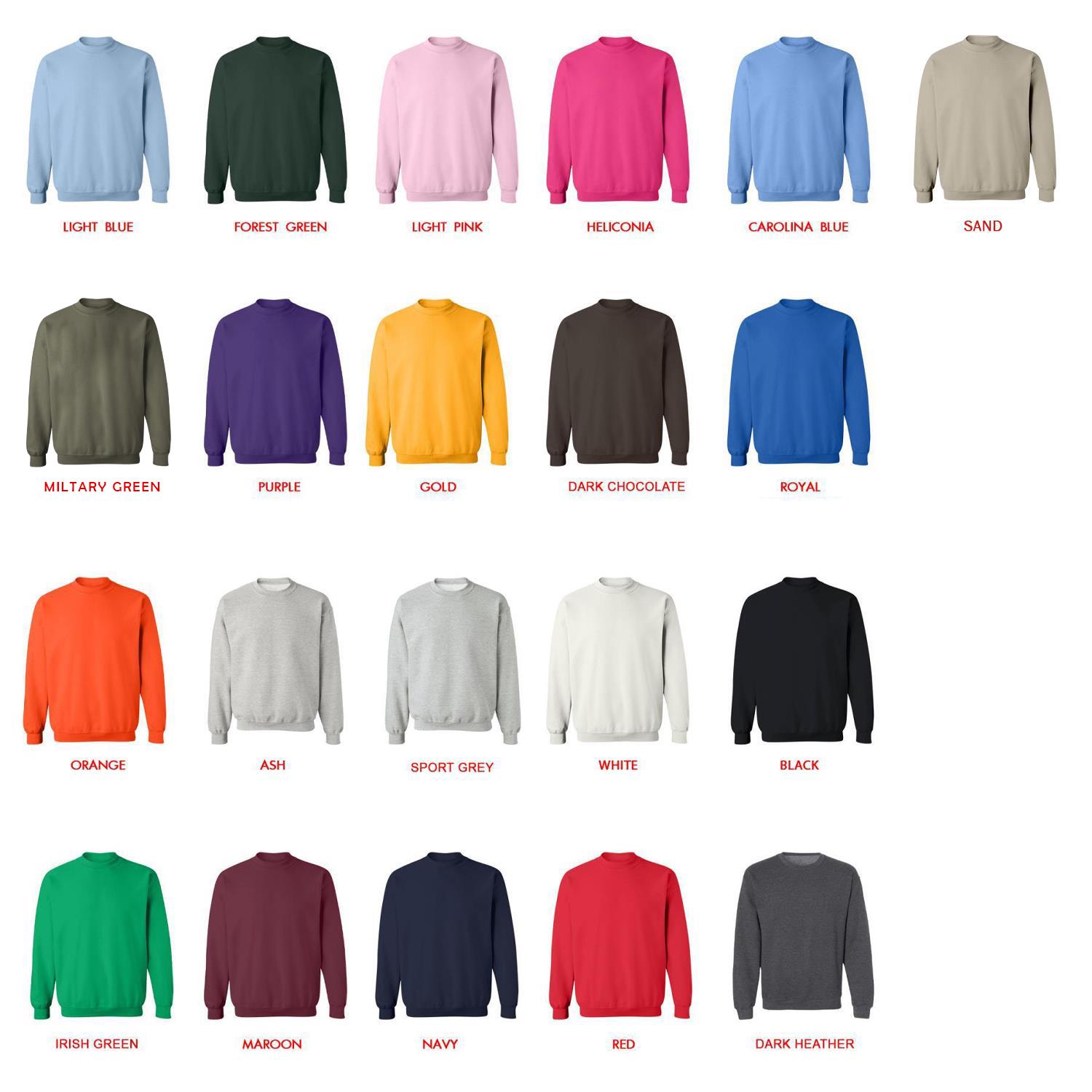 sweatshirt color chart - Neon Genesis Evangelion Shop