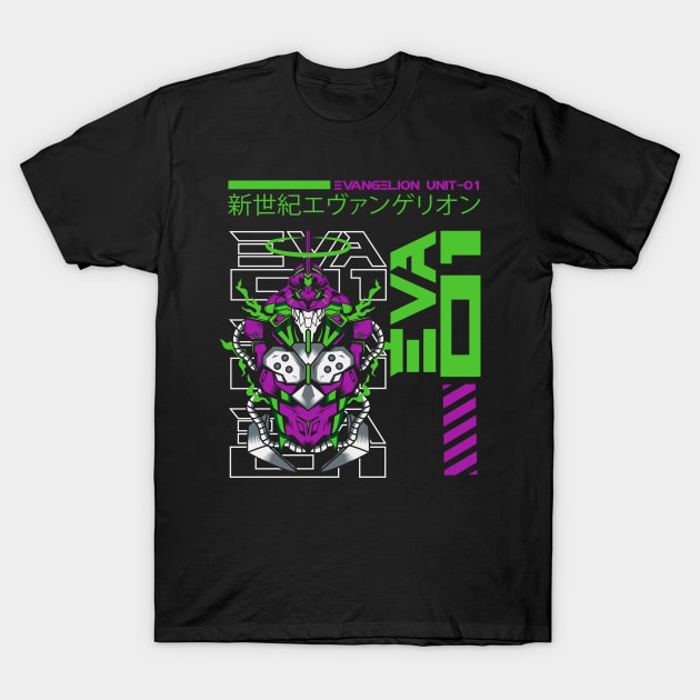 Evangelion Eva 01 T Shirt - Neon Genesis Evangelion Shop
