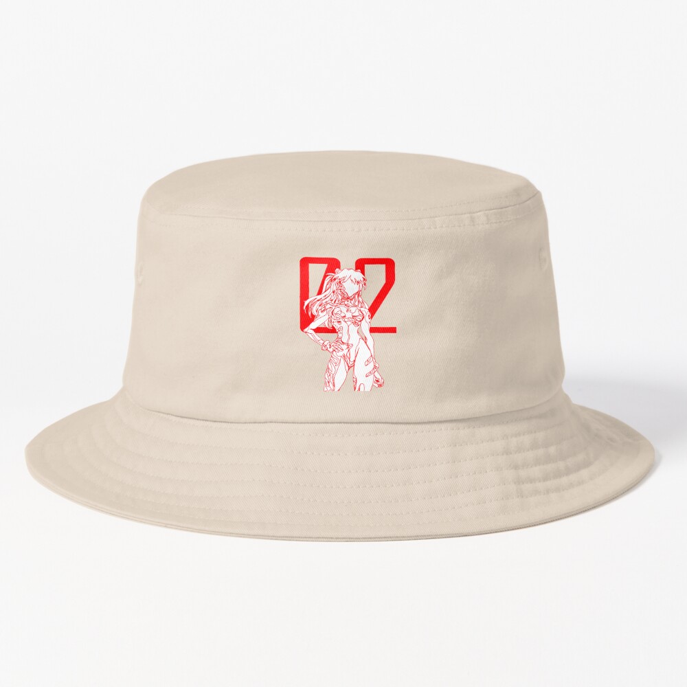 Neon Genesis Evangelion Asuka Langley Bucket Hat - Neon Genesis Evangelion Shop